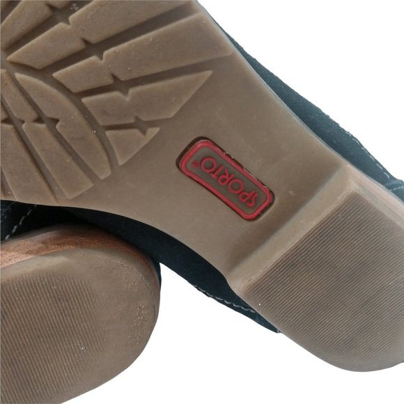 Sporto Bridget Black Suede Cowboy Boots Size 7.5 - Picture 6 of 14